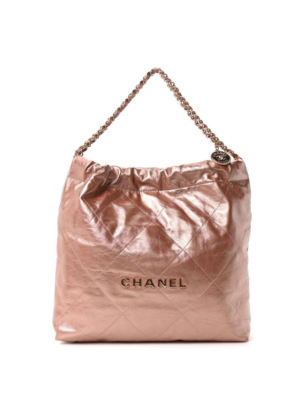 Metallic Calfskin Quilted Chanel 22 #351326C44B